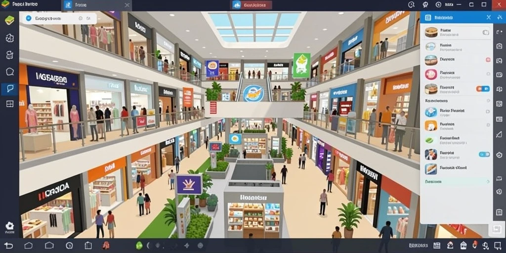 Screenshot menampilkan tampilan antarmuka utama permainan.