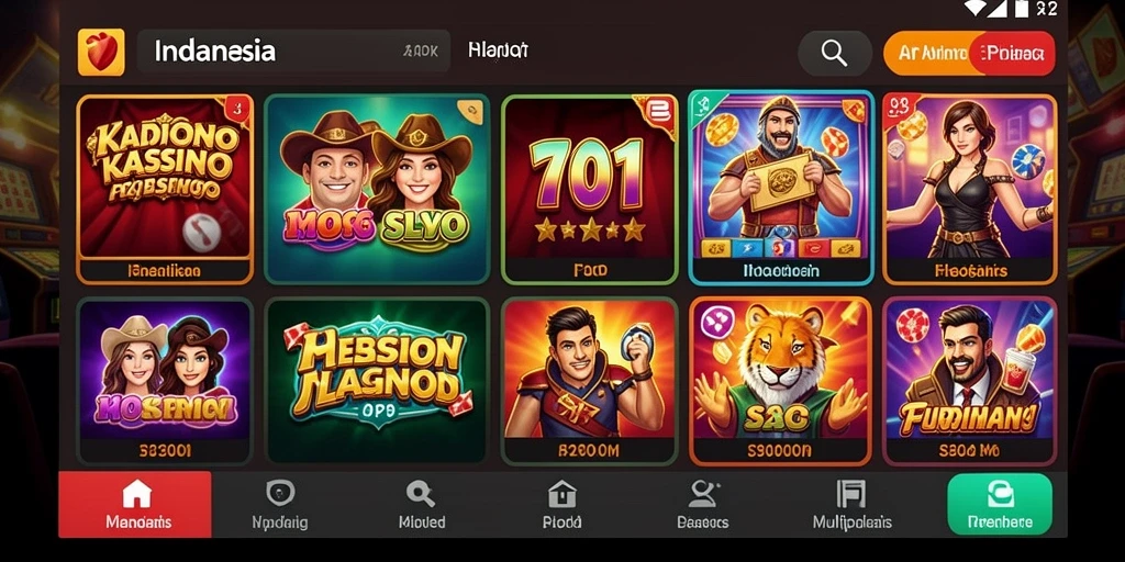 Tampilan utama ARTIS777 yang menarik dan intuitif.