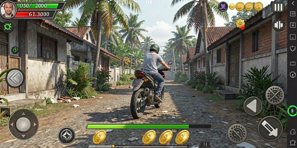 Tampilan menu utama FB168 yang menarik dan mudah digunakan.