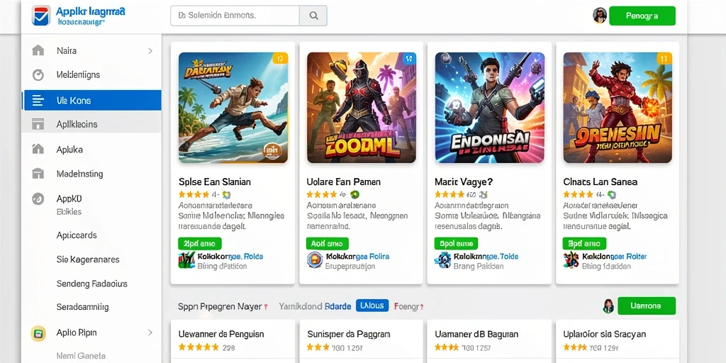 Screenshot memperlihatkan antarmuka utama permainan.