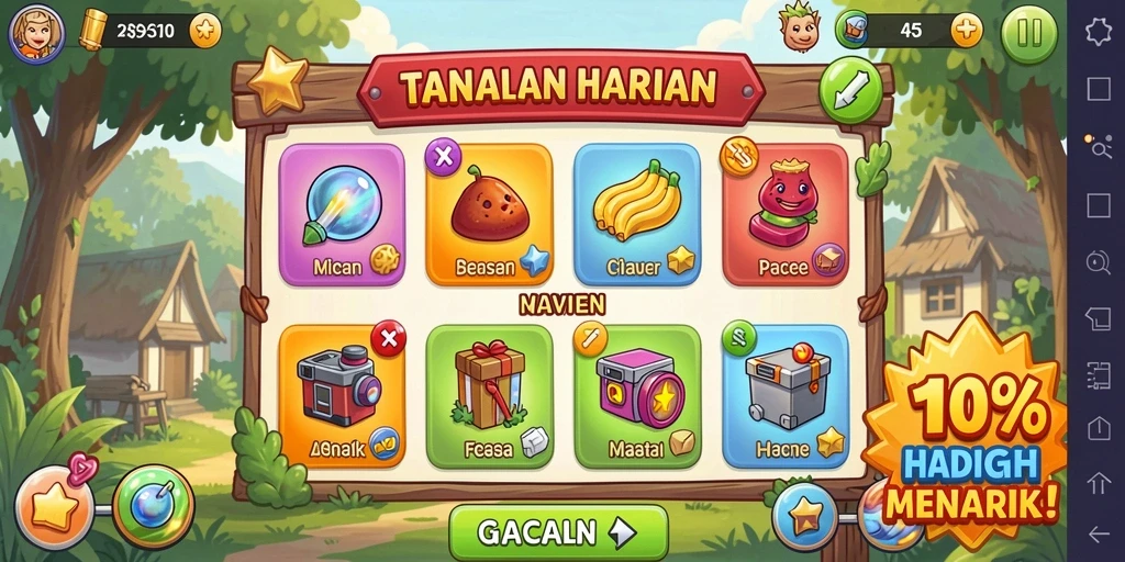Tampilan antarmuka yang menarik dan mudah digunakan.