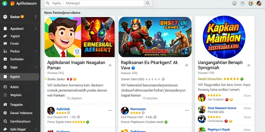 Tampilan antarmuka yang menarik dan mudah digunakan.