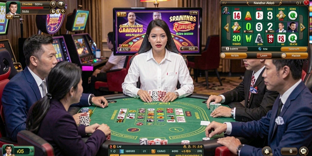 Screenshot menunjukkan tampilan grafis yang menawan.